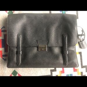 Burberry Leather Messenger Bag
